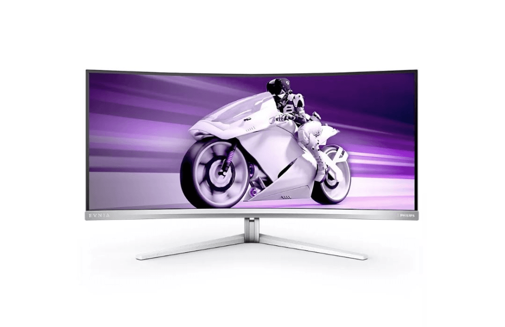 Монитор LCD 34'' 21:9 3440x1440(UWQHD) QD-OLED, Curved, nonGLARE, 175 Hz, 250 cd/m2, H178°/V178°, 1.07B, 0,1 ms, 2xHDMI, DP, USB-C, USB-Hub, Height adj, Tilt, Swivel, Grey